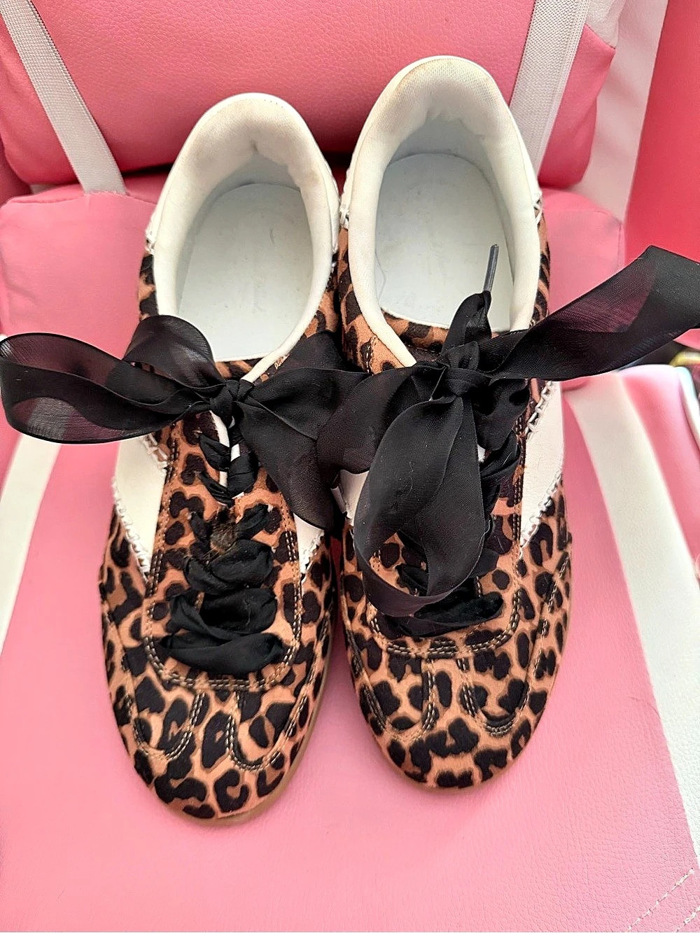 Leopard Print Sneakers US 9 Like New
